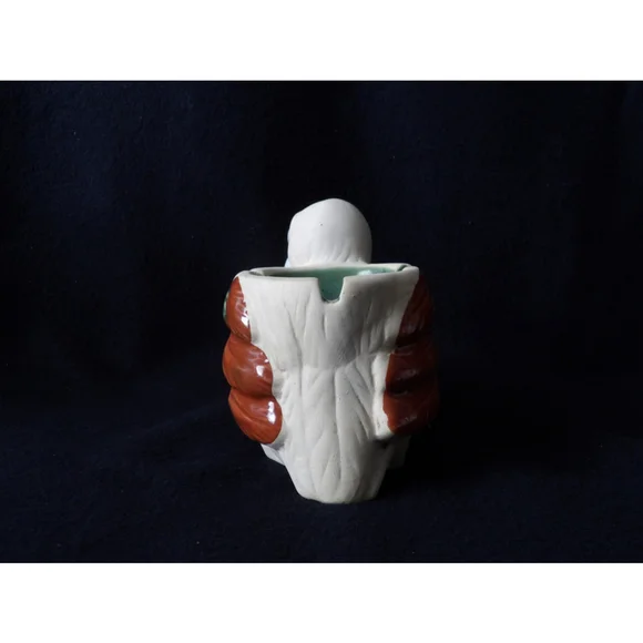 Stork Ashtray Green White - Picture 2 of 5